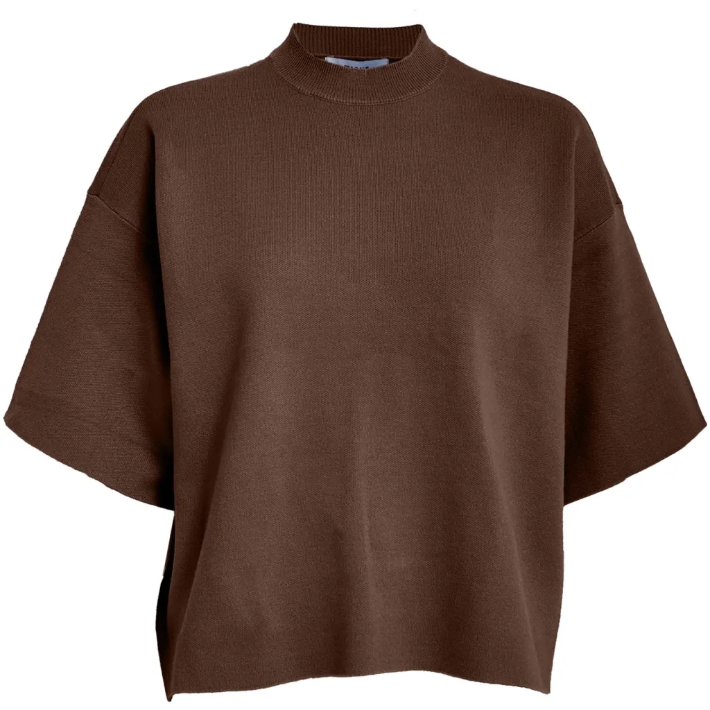 MSLupi Knit T-Shirt - Bruin - Afbeelding 6