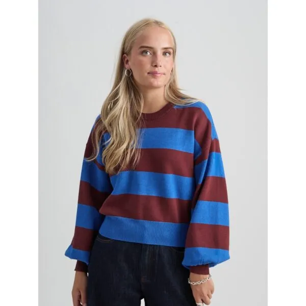 MSLolly Knit Pullover - print streep