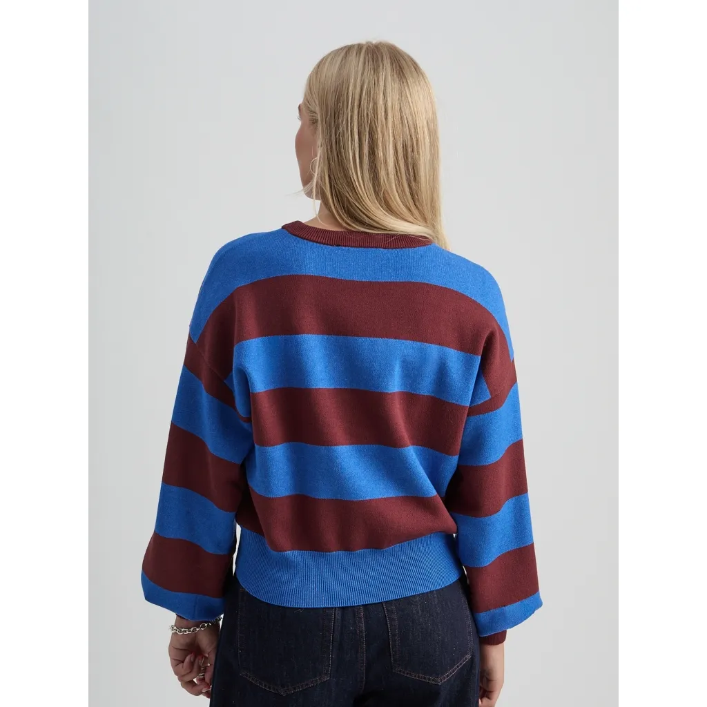 MSLolly Knit Pullover - print streep - Afbeelding 3
