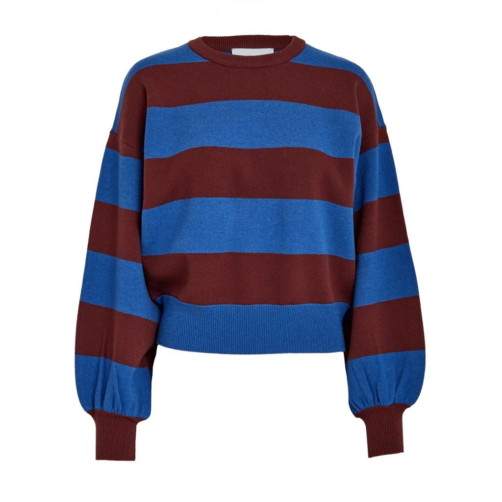 MSLolly Knit Pullover - print streep - Afbeelding 4