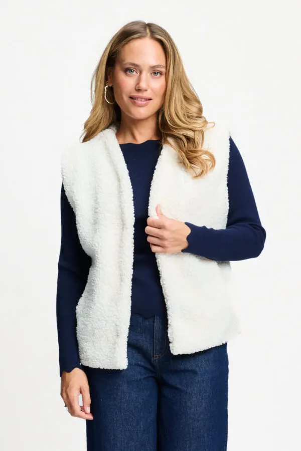 GILET - Gina Ecru - Beige