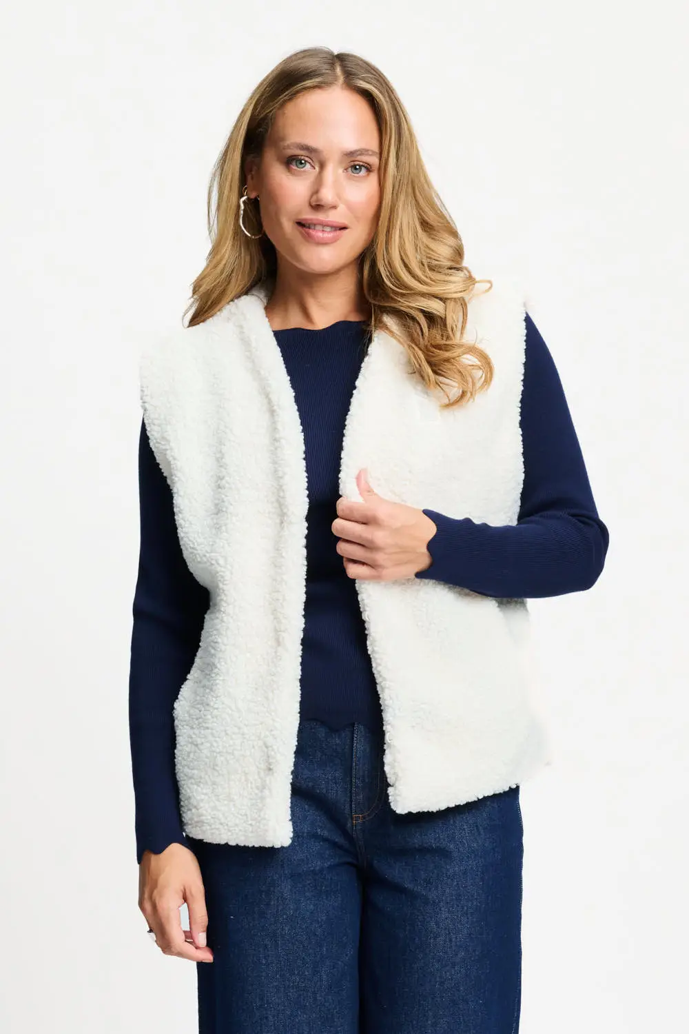 GILET - Gina Ecru - Beige