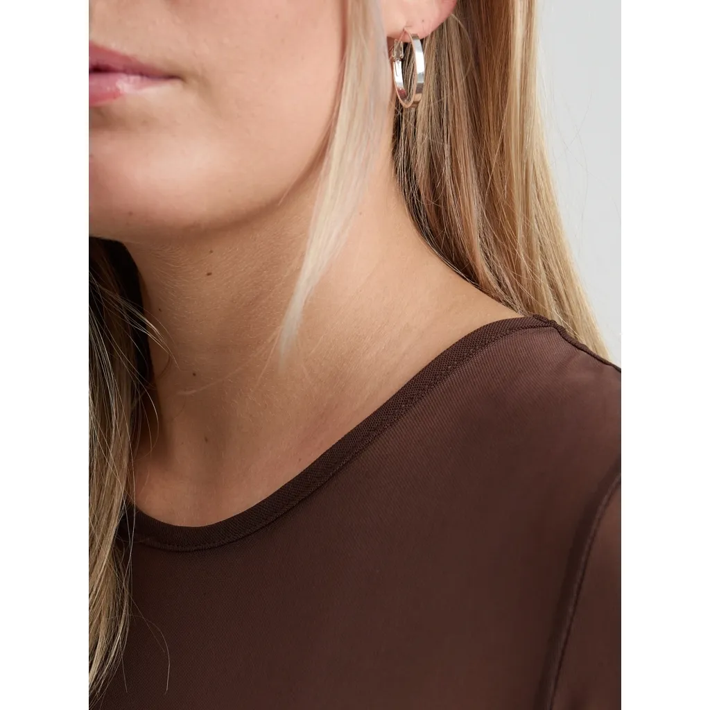 MSDajana Long Sleeve Top - Bruin - Afbeelding 3