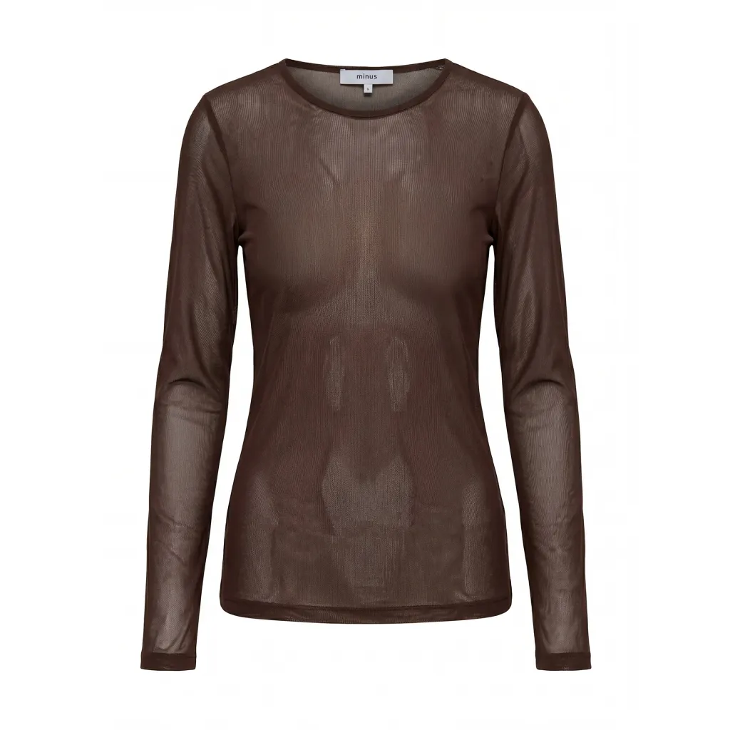 MSDajana Long Sleeve Top - Bruin - Afbeelding 4