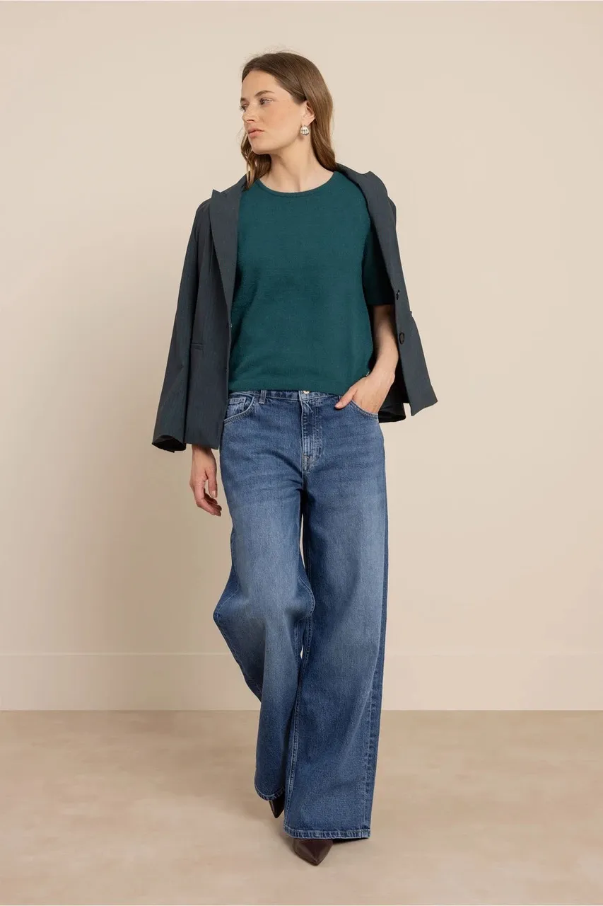 Felica pullover - Teal - Afbeelding 3