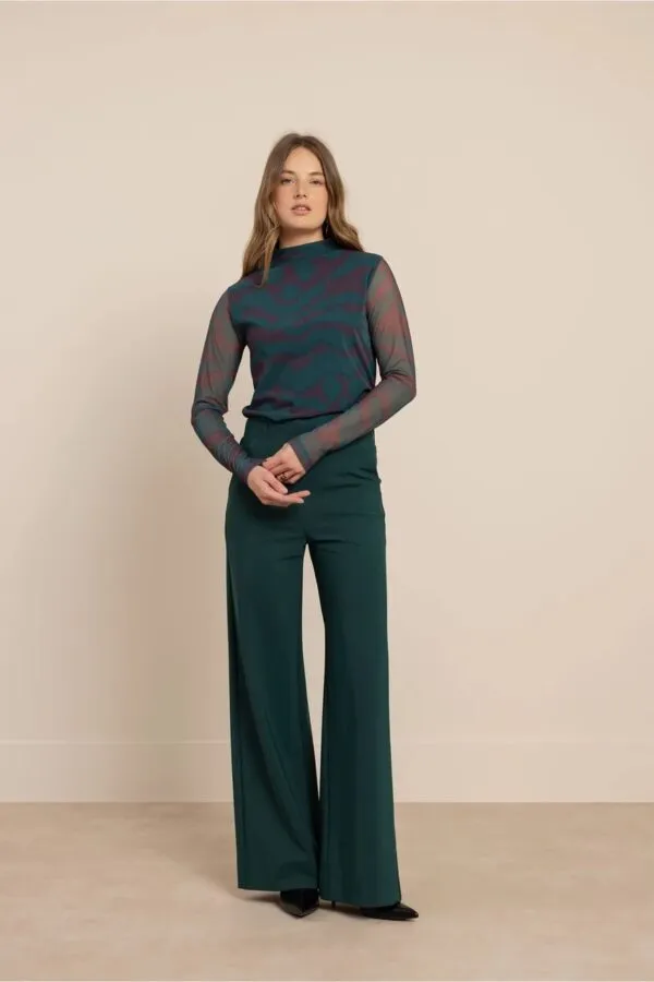 Lexie bonded trousers - Dark Teal