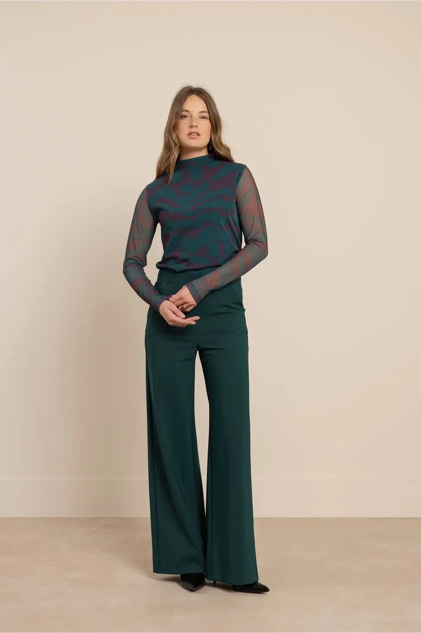 Lexie bonded trousers - Dark Teal