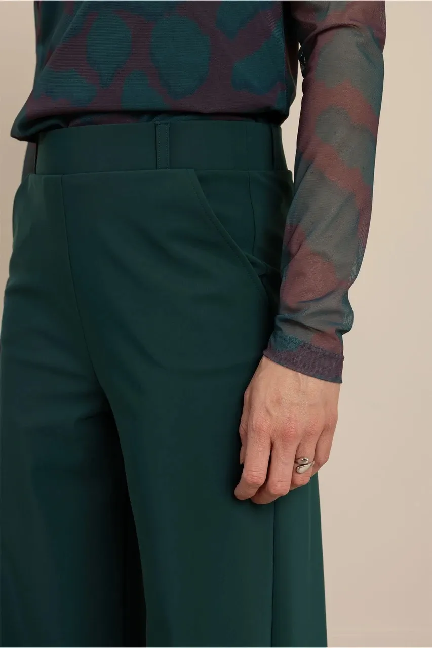 Lexie bonded trousers - Dark Teal - Afbeelding 4