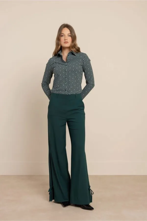 Poppy chain shirt - Dark Teal