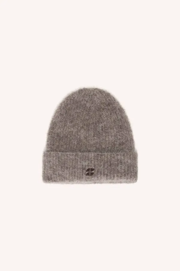 logo norton beanie - dark biscuit