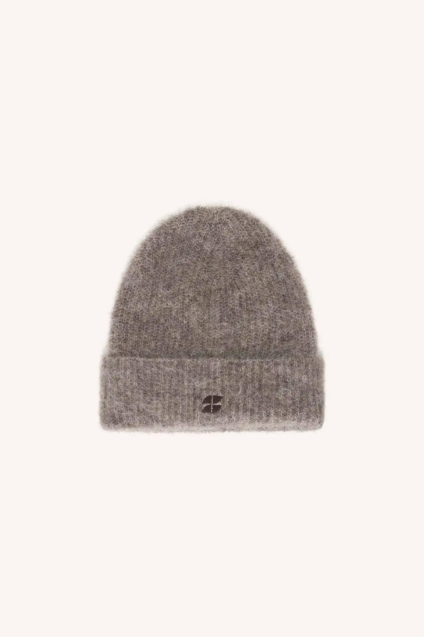 logo norton beanie - dark biscuit