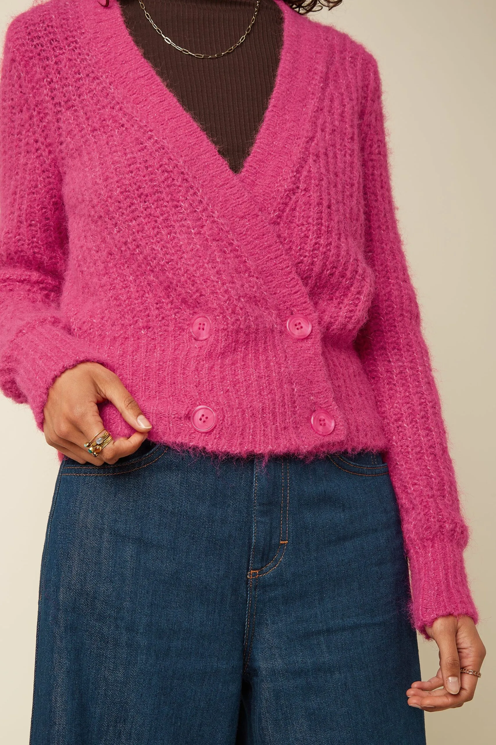 Fiora Cardi Hollow - Neon Pink - Afbeelding 2