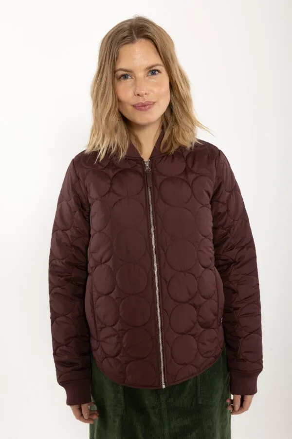 Danecando Thermo Jacket - Dark wine