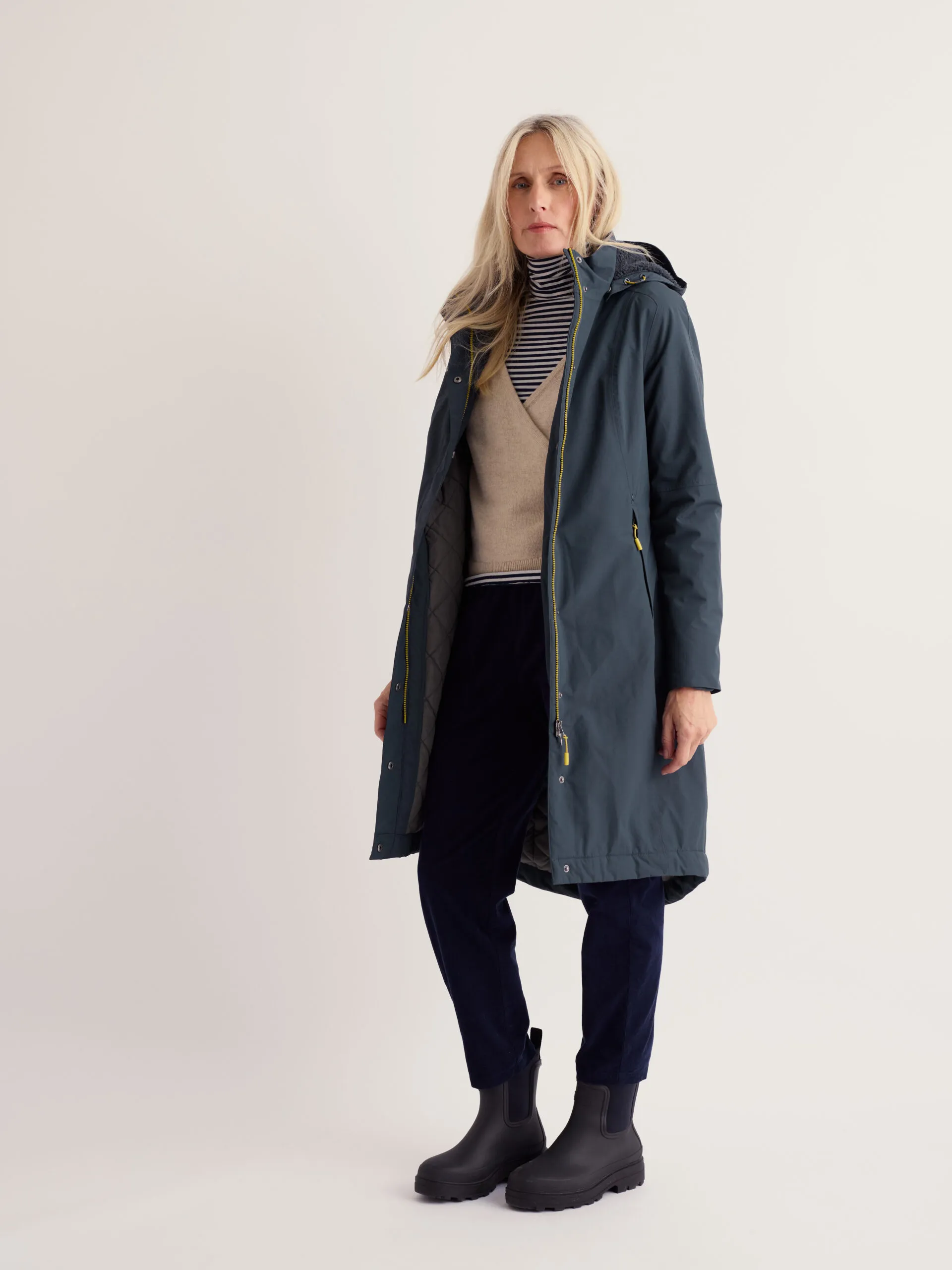 Janelle Winter Coat - Squid Ink