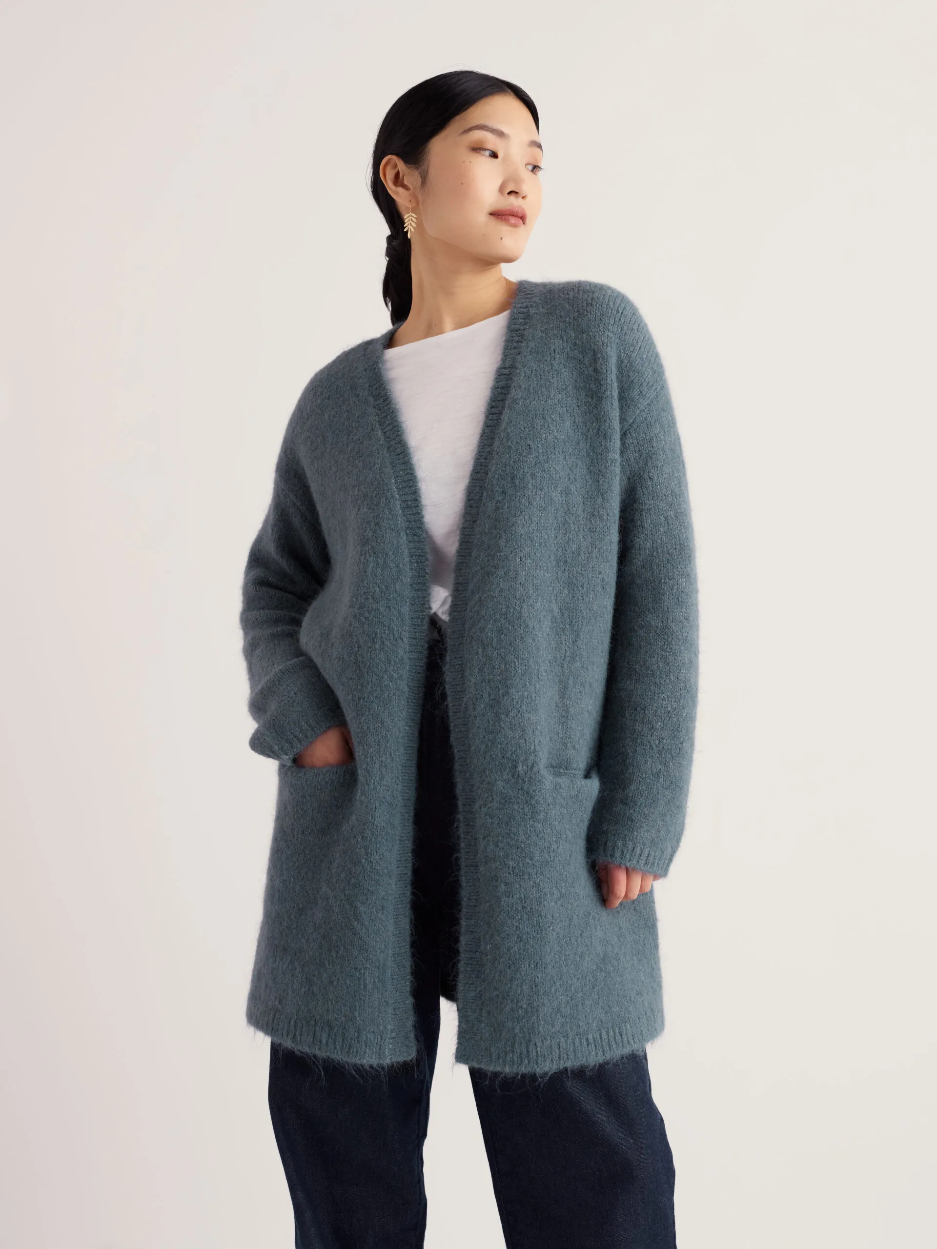 Autumn Sun Cardigan - Light Nickel