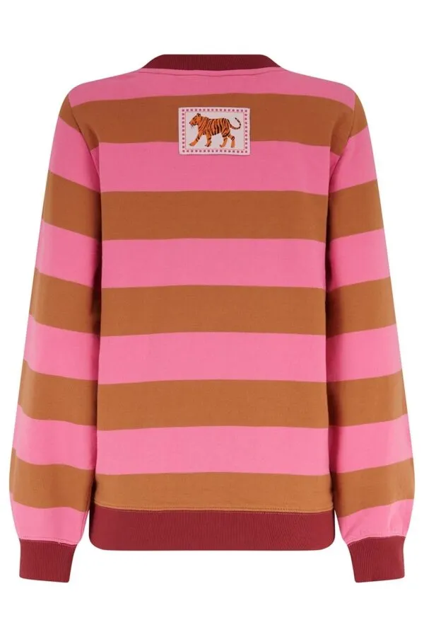 Mindy Blouson Sleeve Sweatshirt - Roze