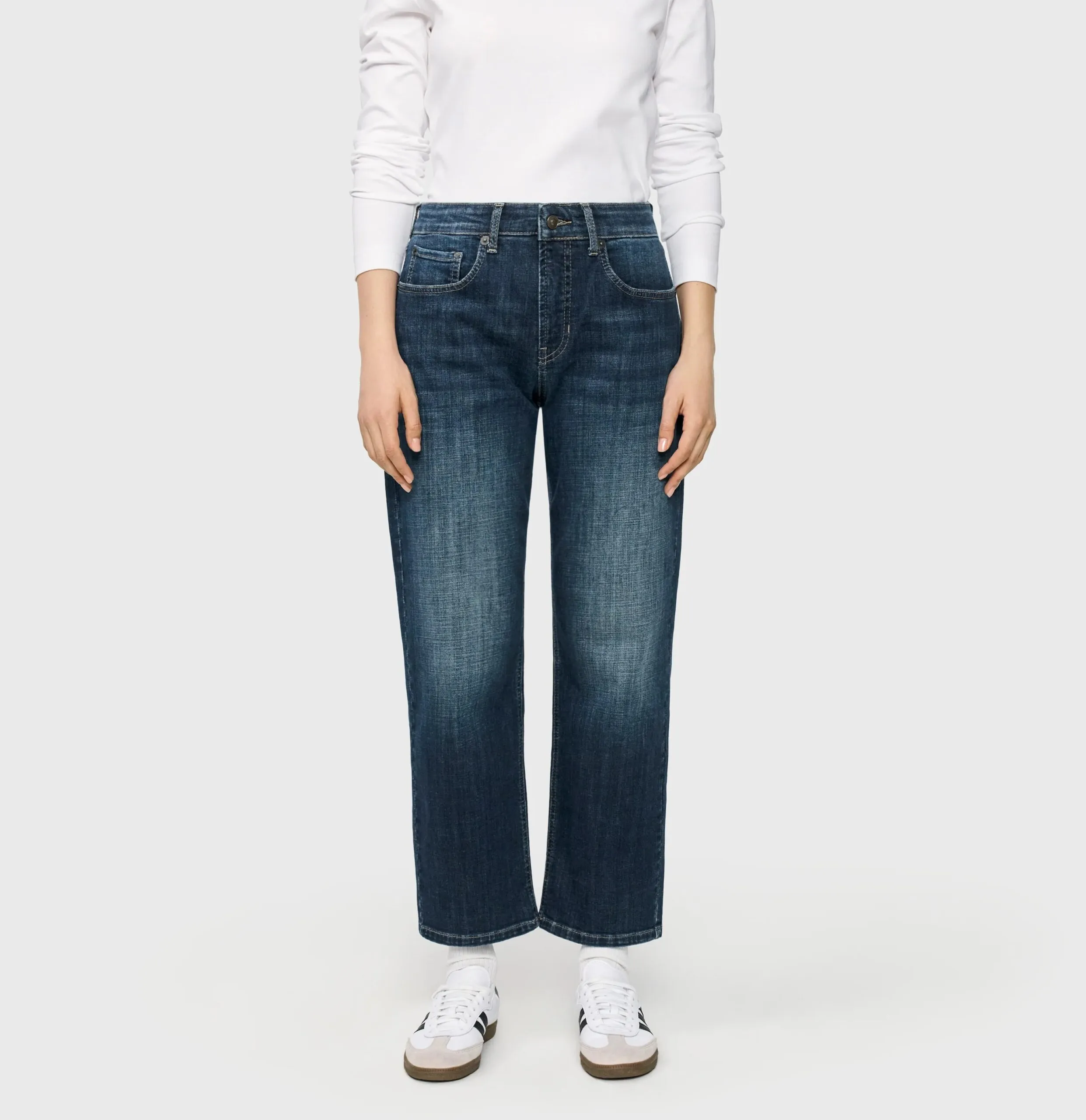 GINA straight - moonlight blue basic wash