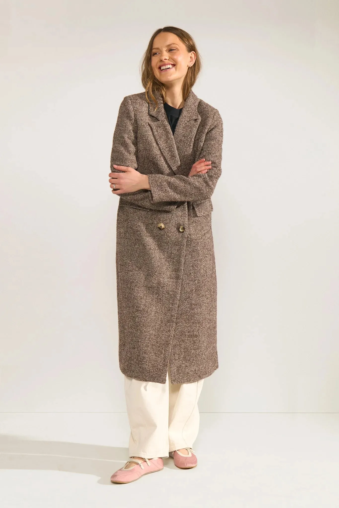 Nuravina Coat - Bruin - Afbeelding 3