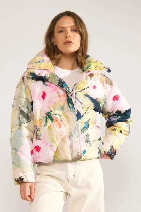 Nudagmar Short Puffer Jacket - Multi color