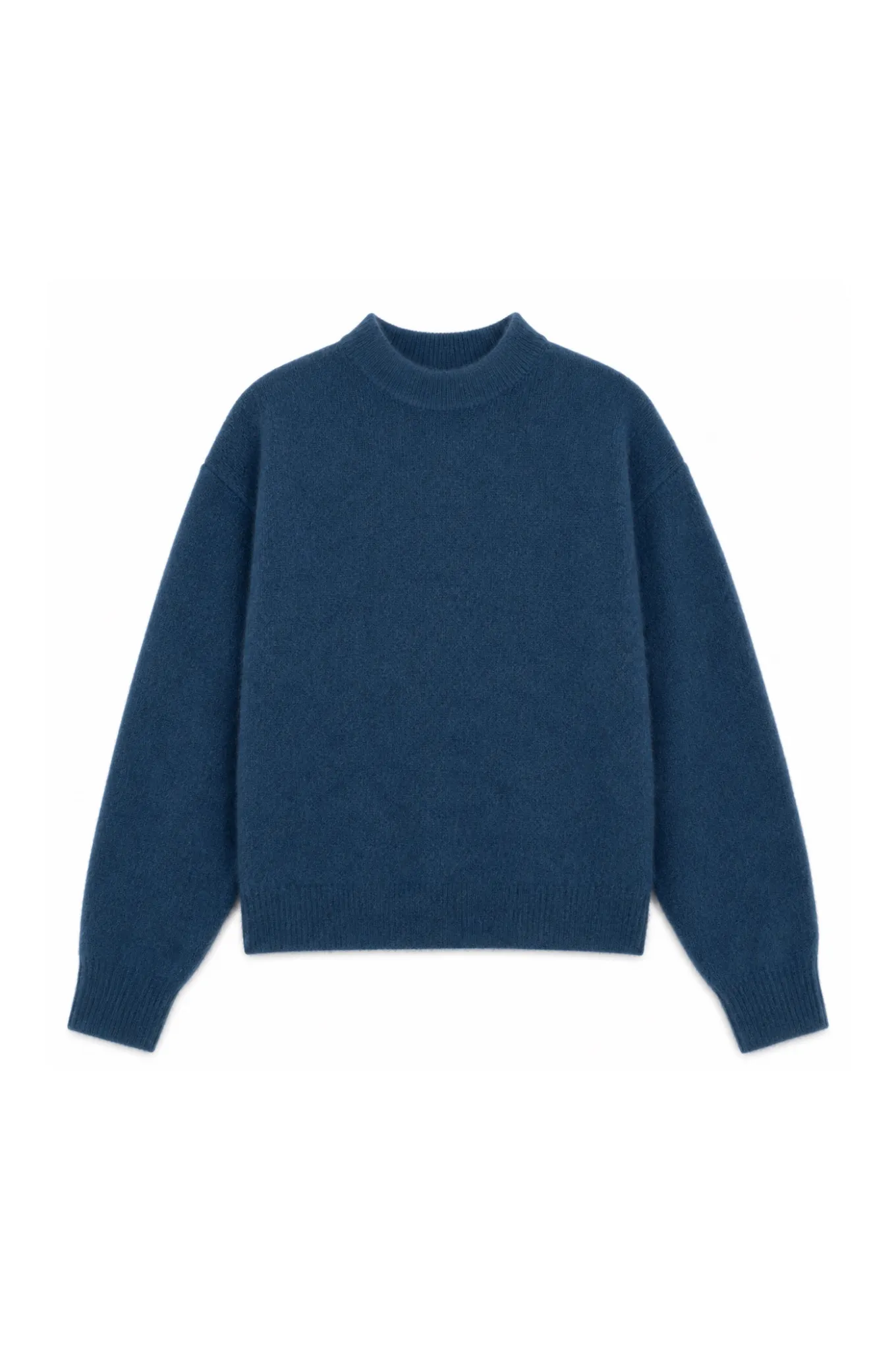 high- neck pullover, long sleeves - petrol - Afbeelding 3