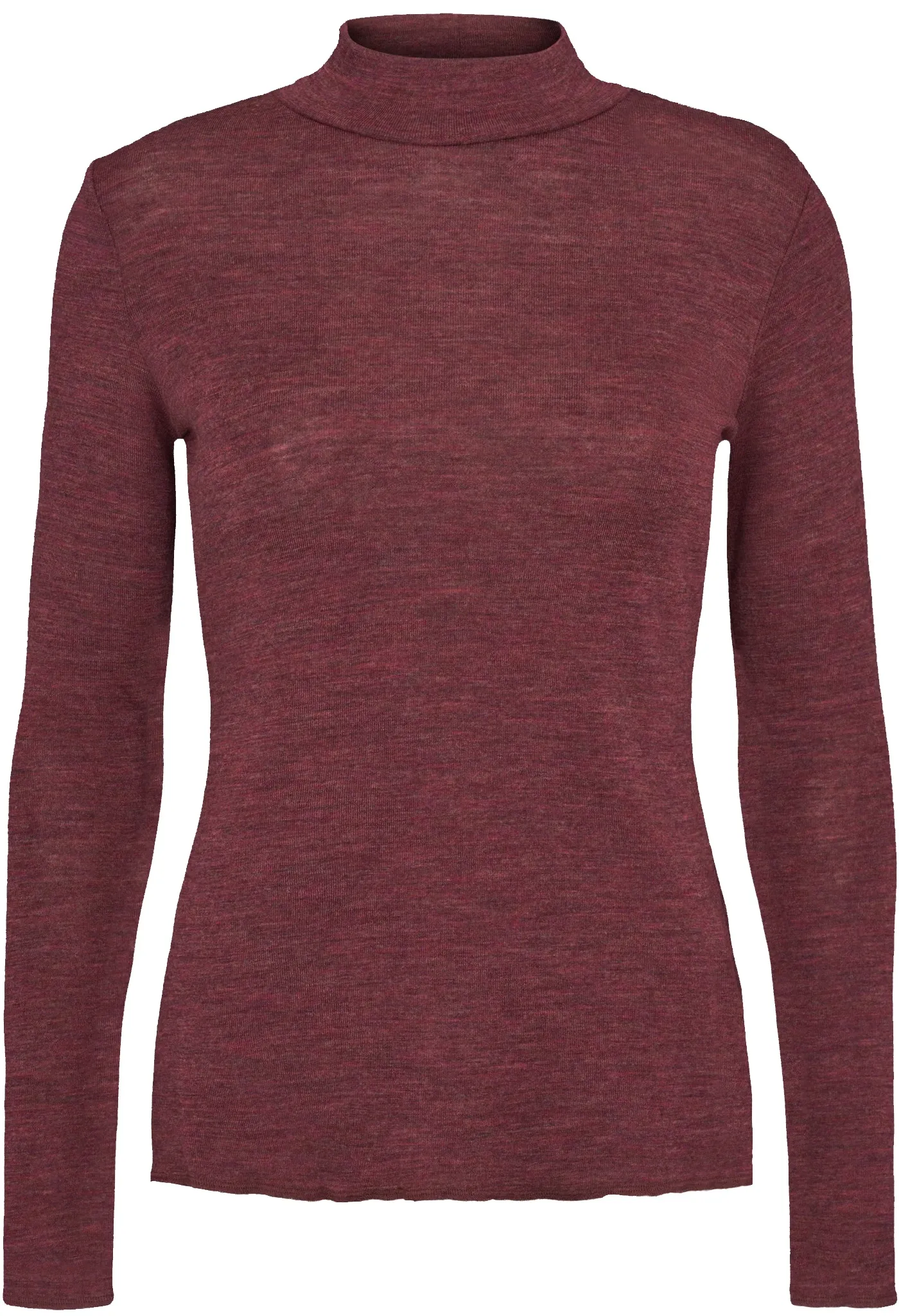 Turtleneck Wool - plum
