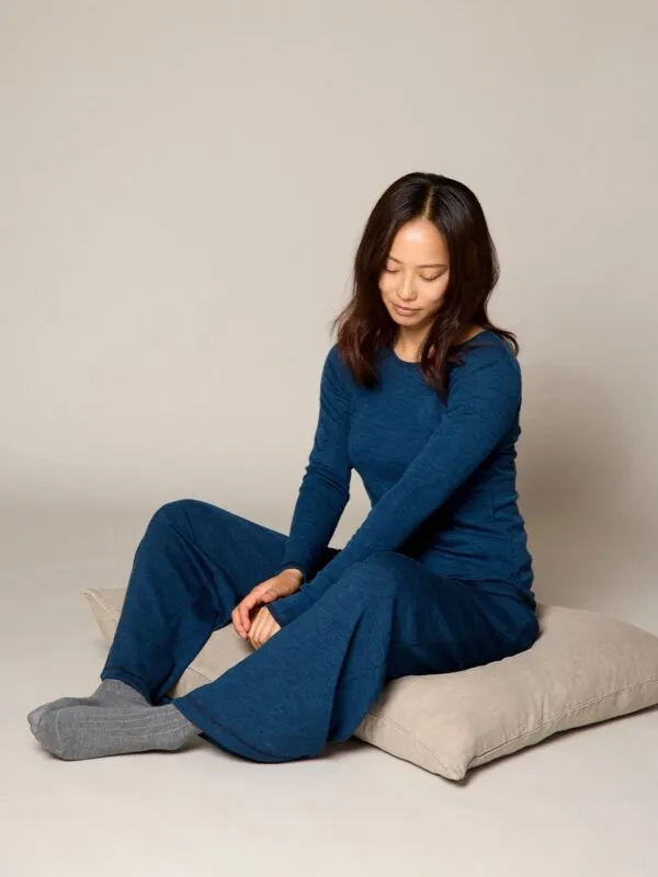 Karla pants rib - petrol