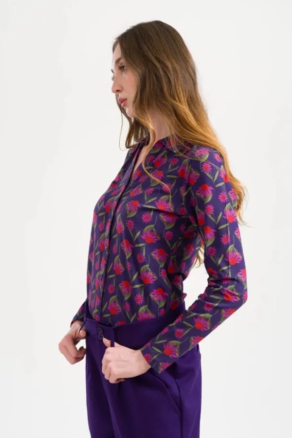 Lena Blouse LS Aurelia - Paars