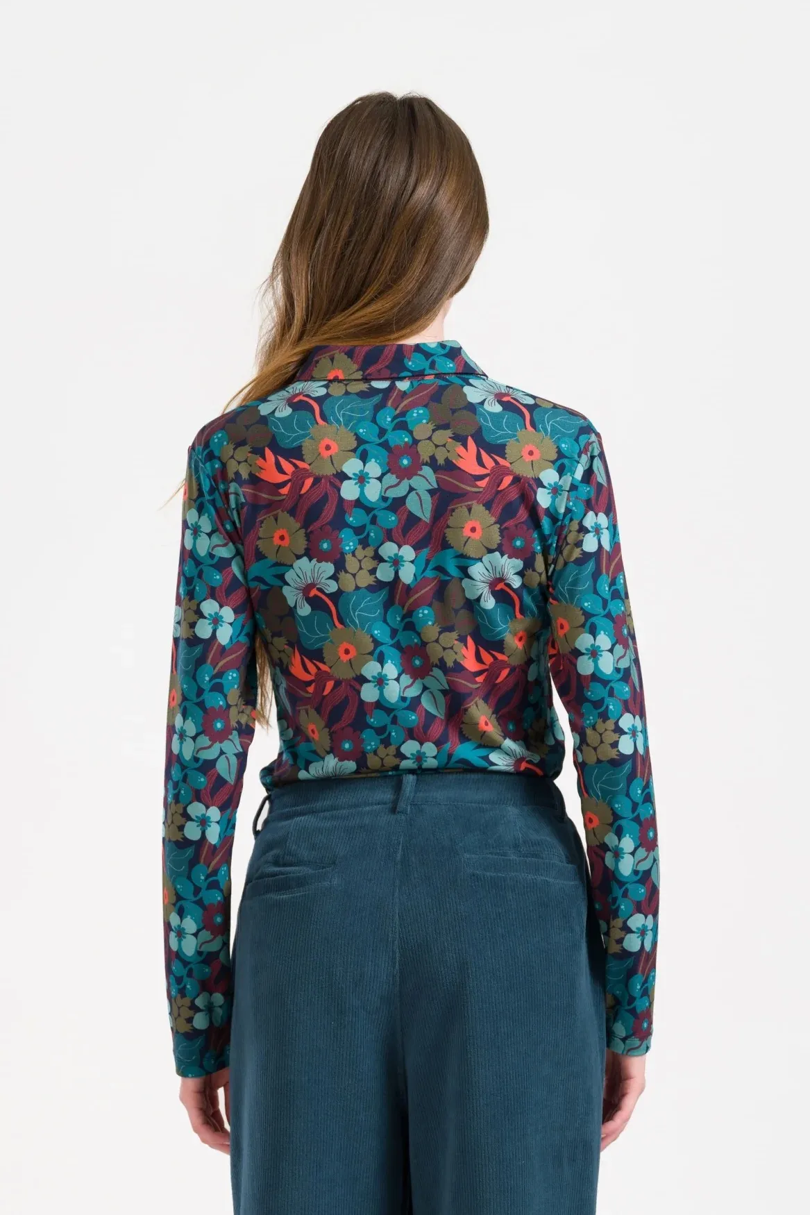 Sill Blouse Slow Bloomer - Navy - Afbeelding 3