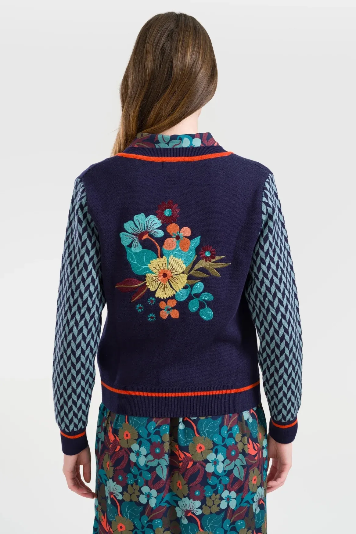 Cardigan Slow Bloomer Knitwear - Navy - Afbeelding 3