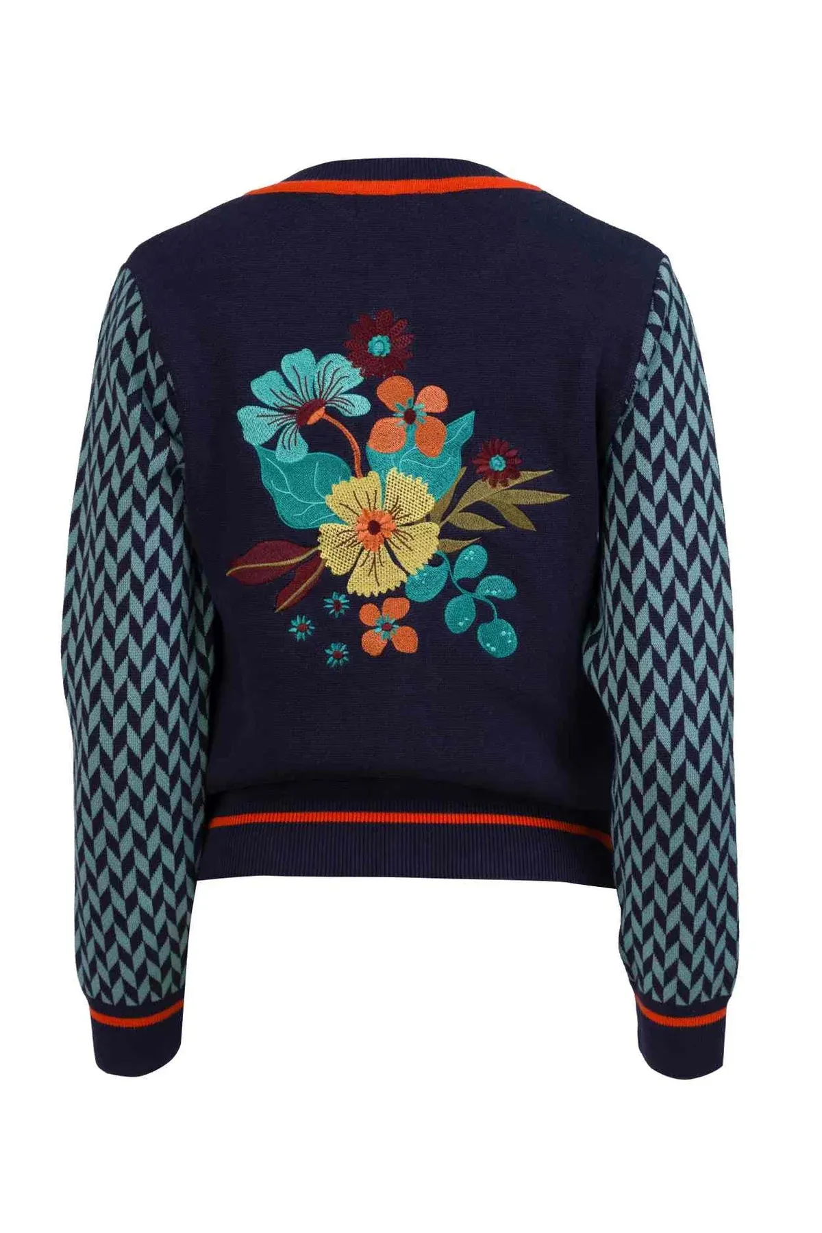 Cardigan Slow Bloomer Knitwear - Navy - Afbeelding 4