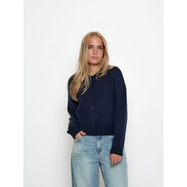 PCSindy Knit Bomber - Blauw