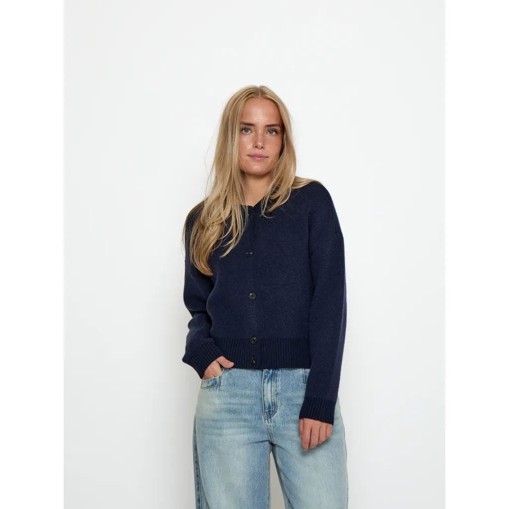 PCSindy Knit Bomber - Blauw