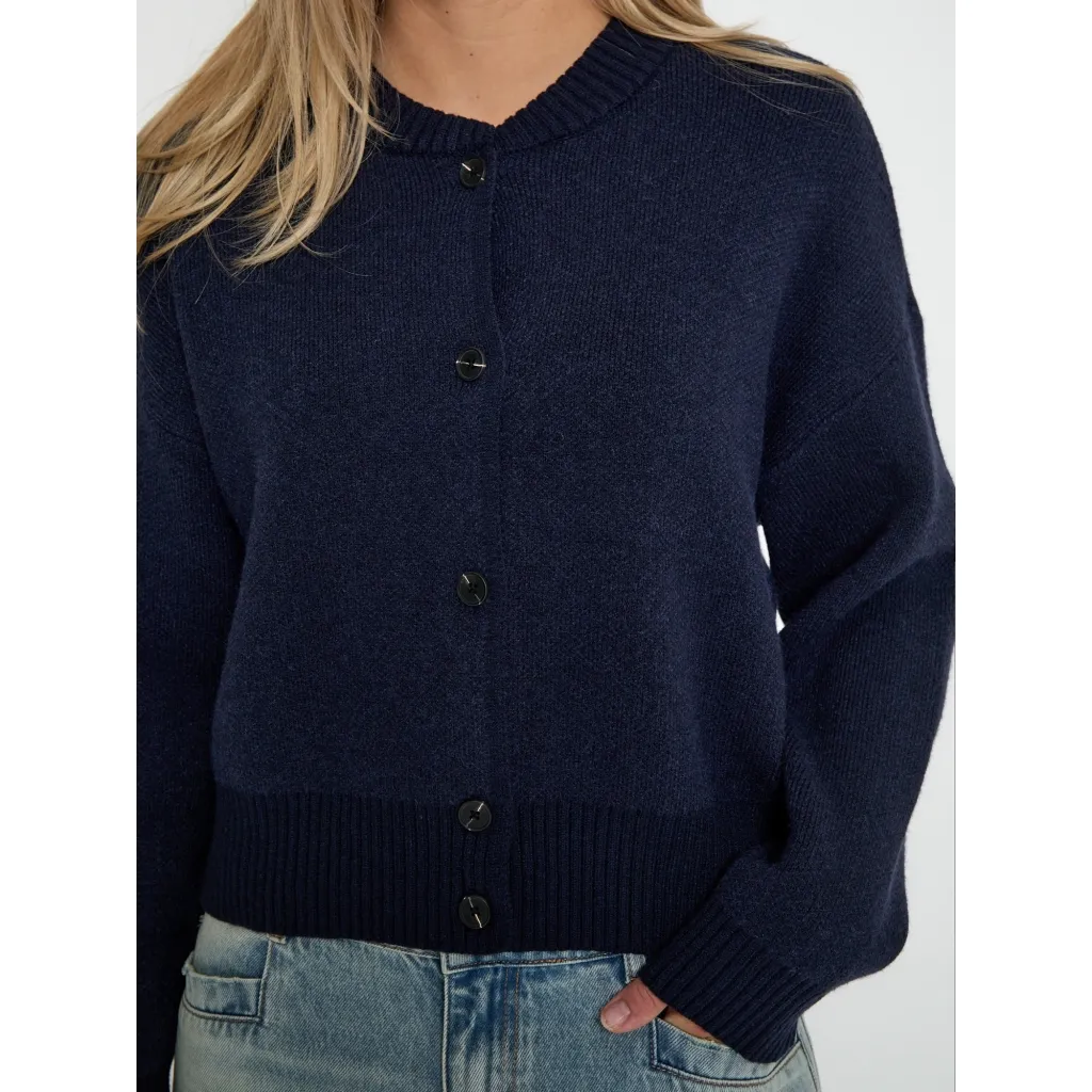 PCSindy Knit Bomber - Blauw - Afbeelding 3