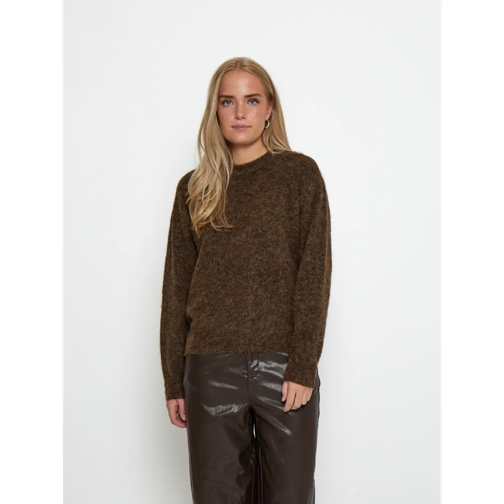PCSylvie RWS GRS Knit Pullover - Bruin