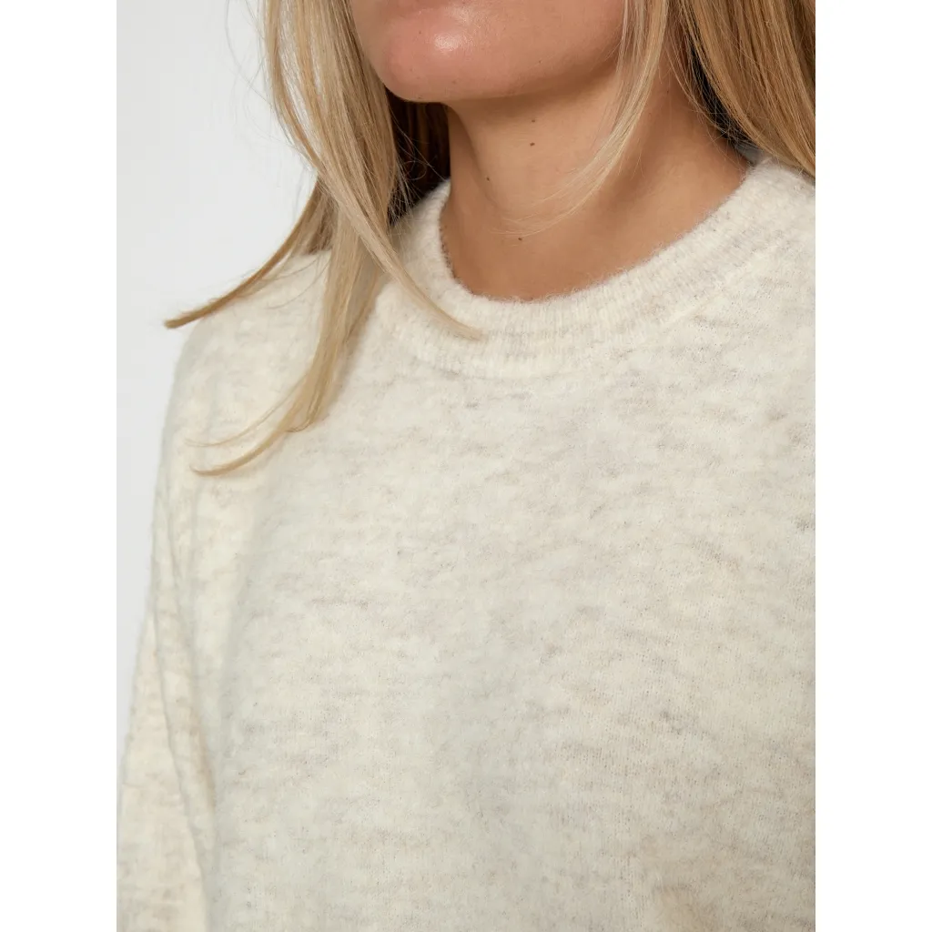 PCSylvie RWS GRS Knit Pullover - Off white - Afbeelding 3