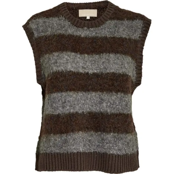 PCSatina Knit Spencer - Bruin
