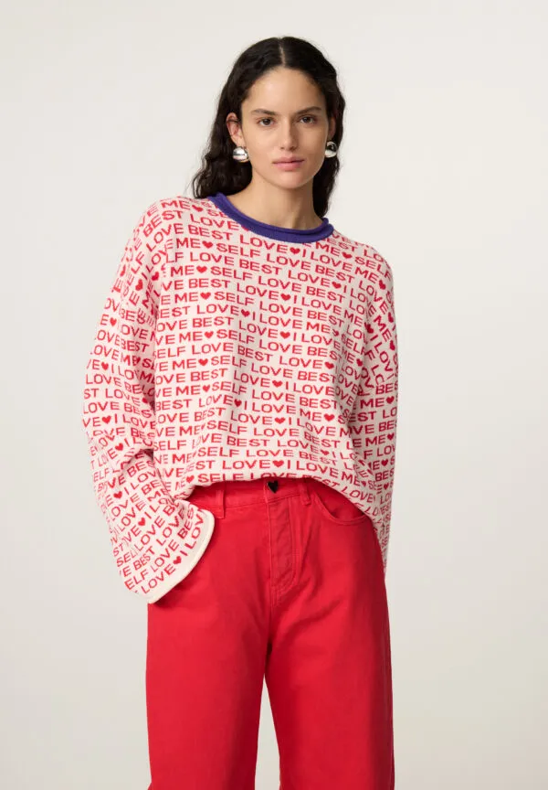 Love Letter Pullover - Cosy White