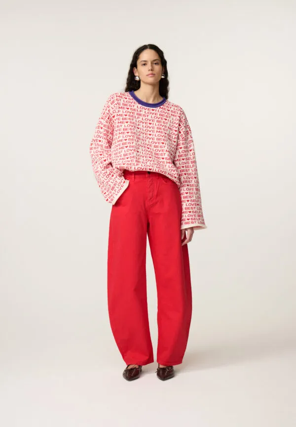 Love Letter Pullover - Cosy White