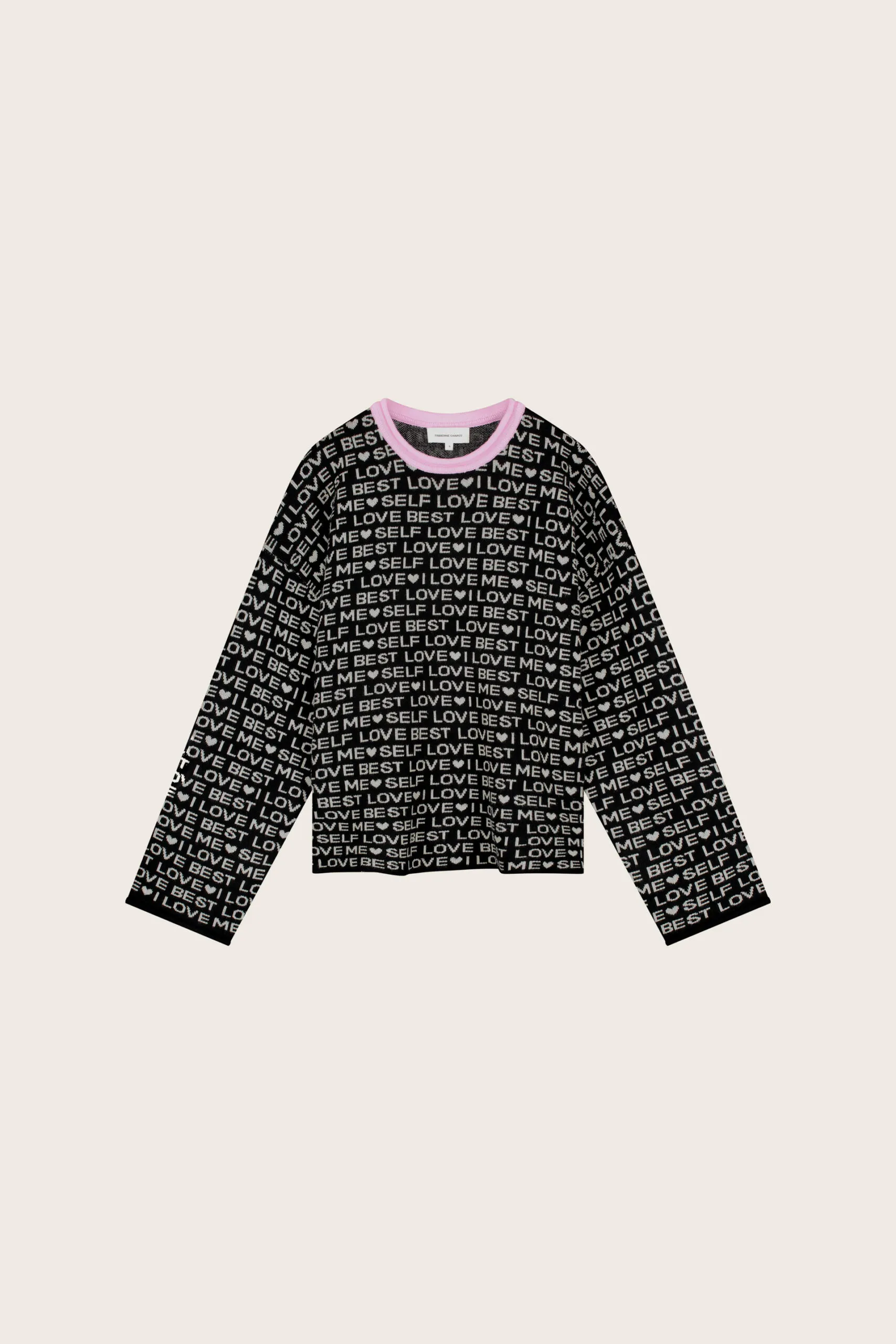 Love Letter Pullover - Zwart - Afbeelding 5