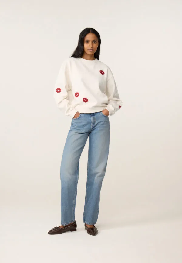 Terry Kiss Sweater - Cosy White