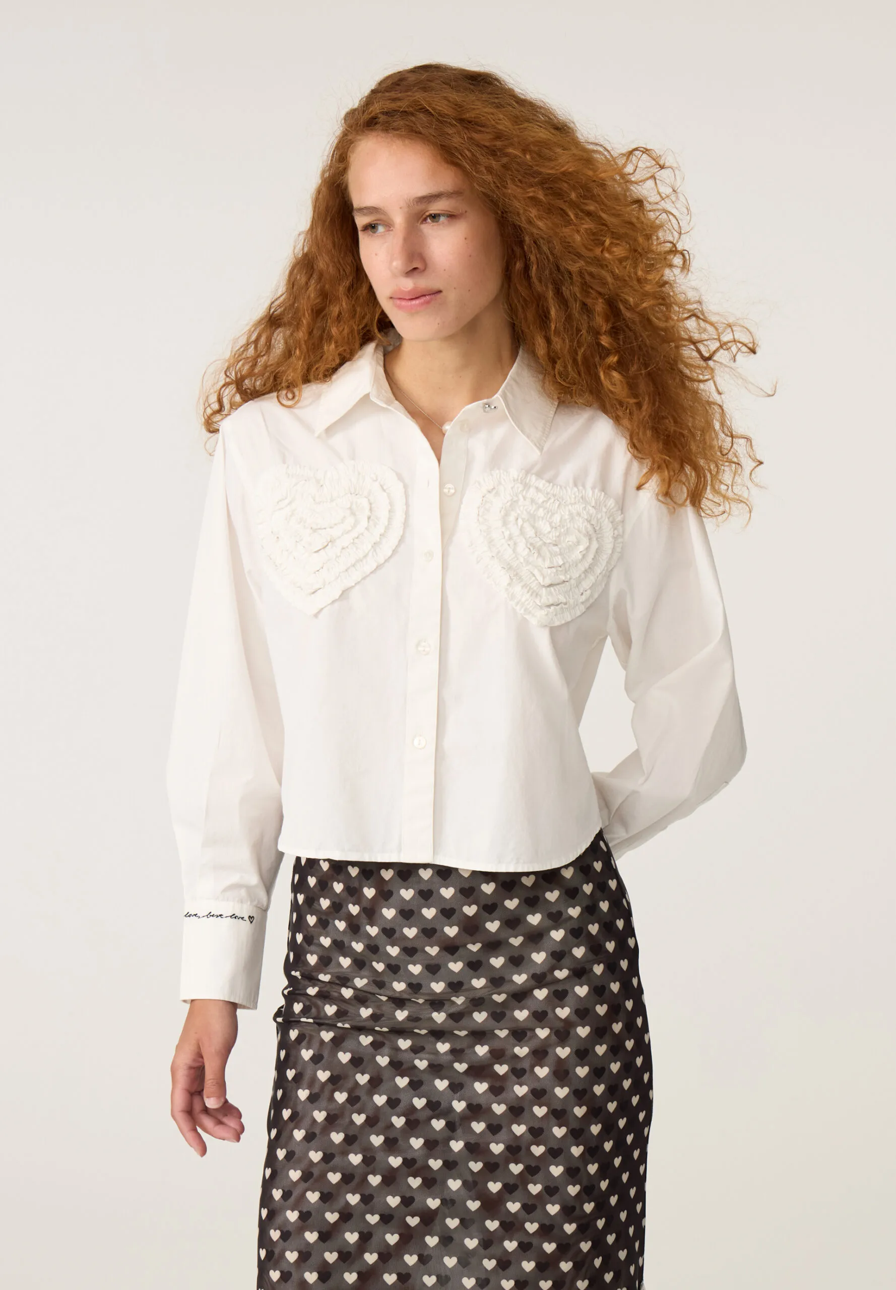 Haidy Blouse - Crispy White