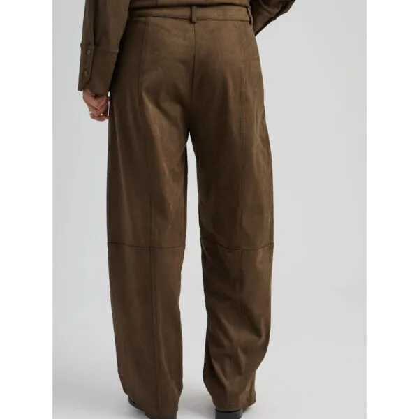 MSAlva Mid Waist Pant - Donkergroen