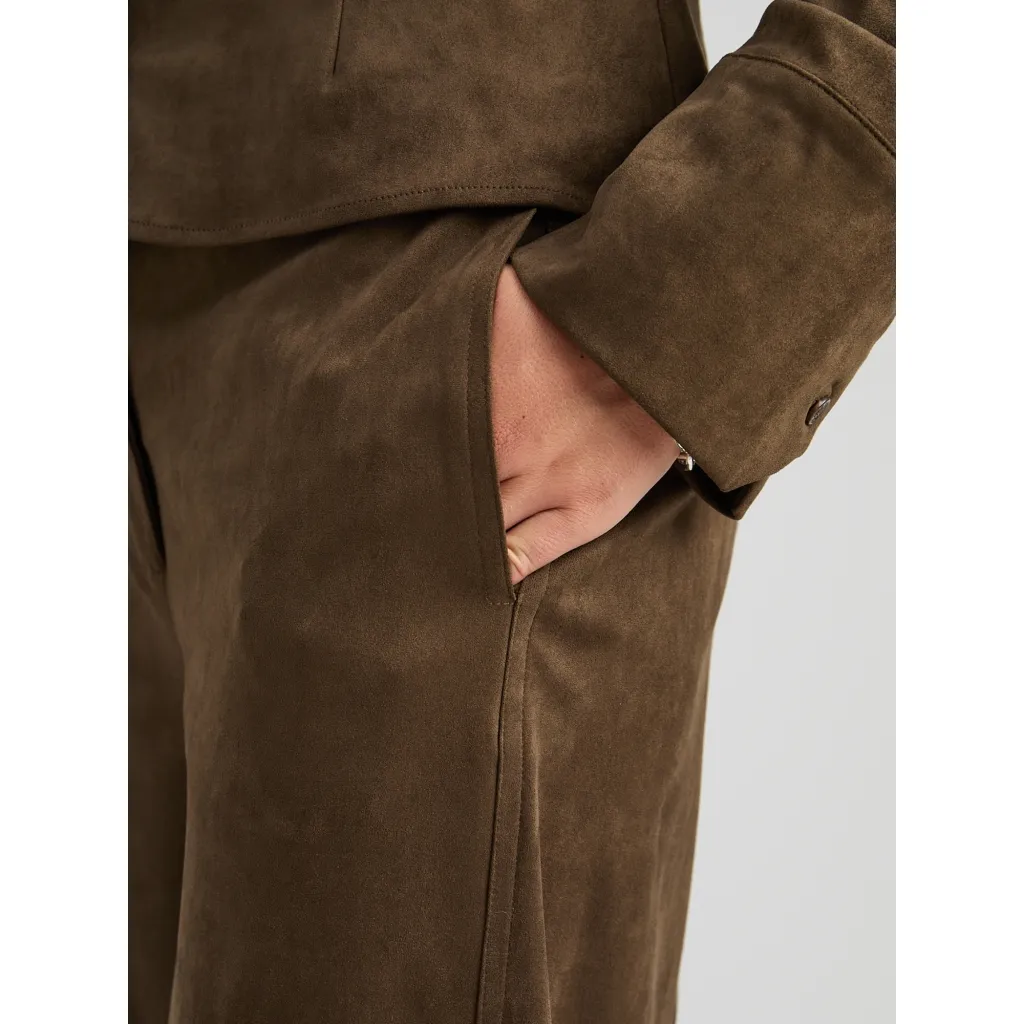 MSAlva Mid Waist Pant - Donkergroen - Afbeelding 3