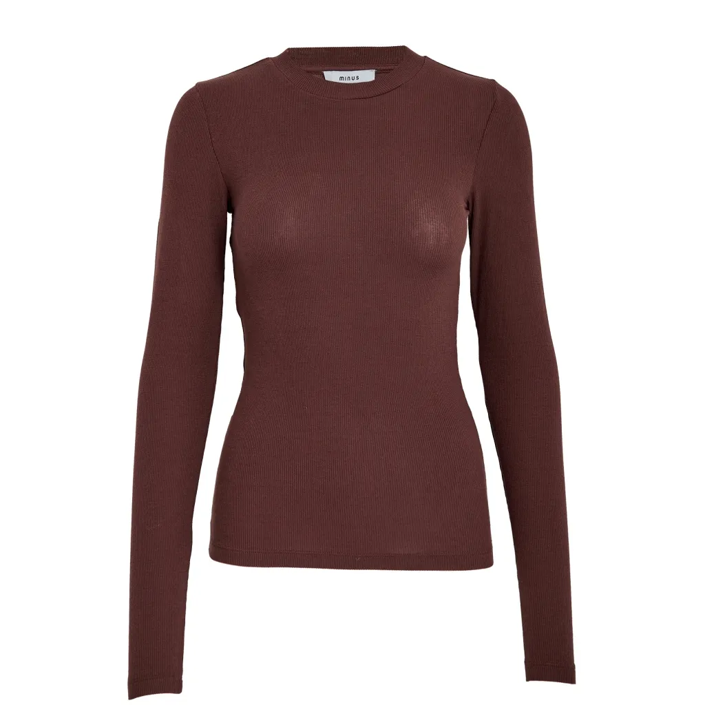 Milli Long Sleeve T-Shirt - Donkerrood - Afbeelding 5