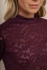 Reagan lace top - Blackberry - Afbeelding 3