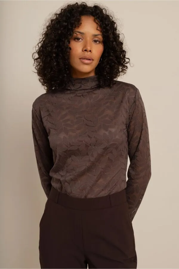 Reagan lace top - Espresso