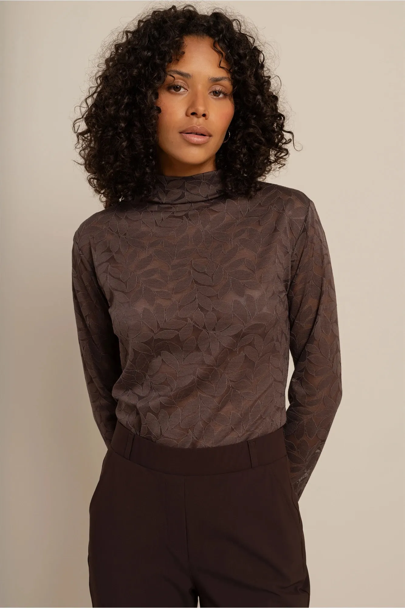 Reagan lace top - Espresso