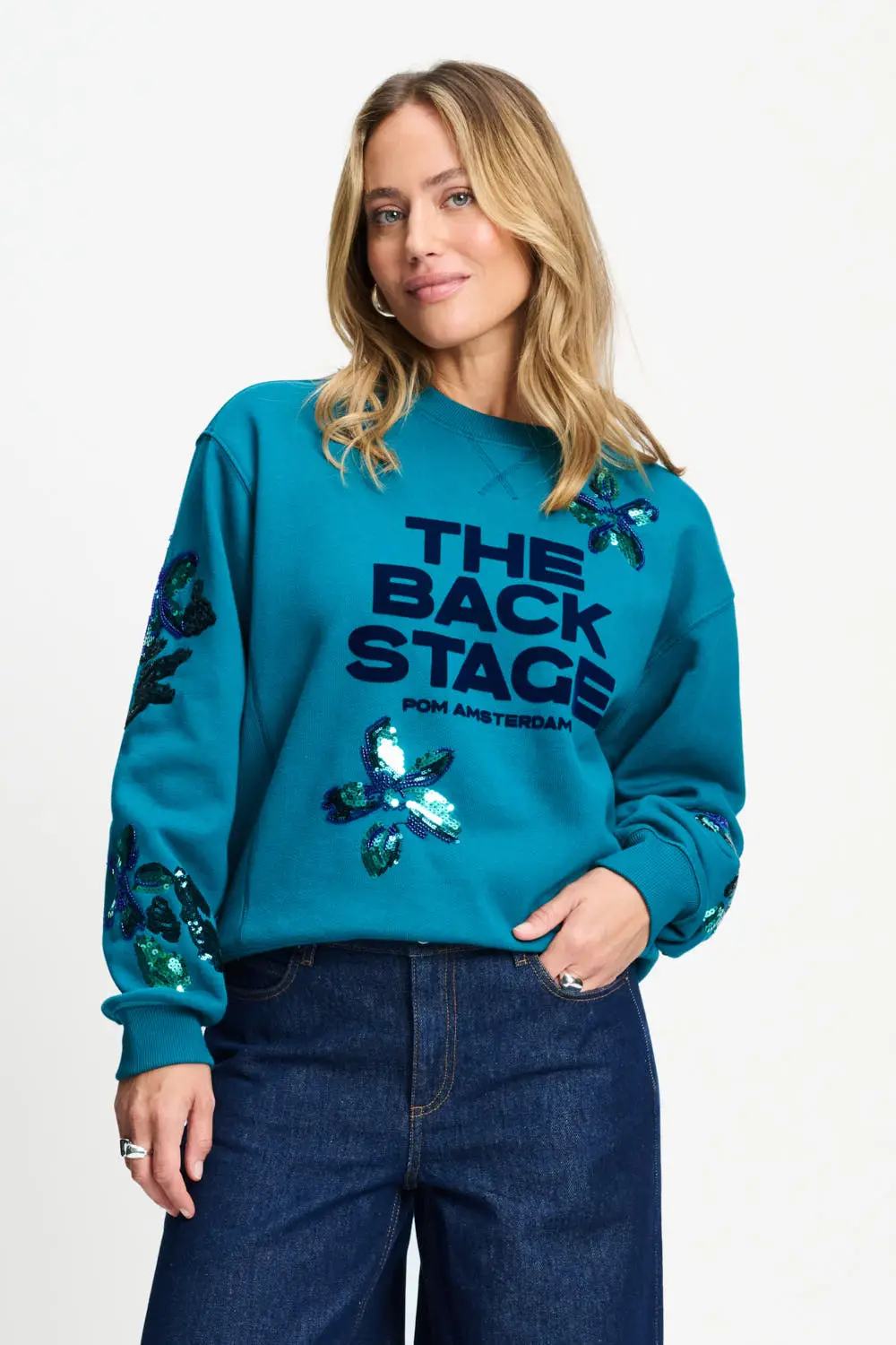 SWEATER - Sascha The Backstage - Groen
