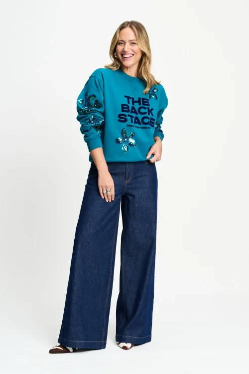 SWEATER - Sascha The Backstage - Groen - Afbeelding 4