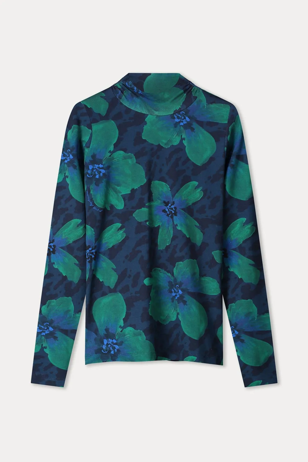 TURTLENECK - Romi Jersey Bloom Teal Green - Groen - Afbeelding 4